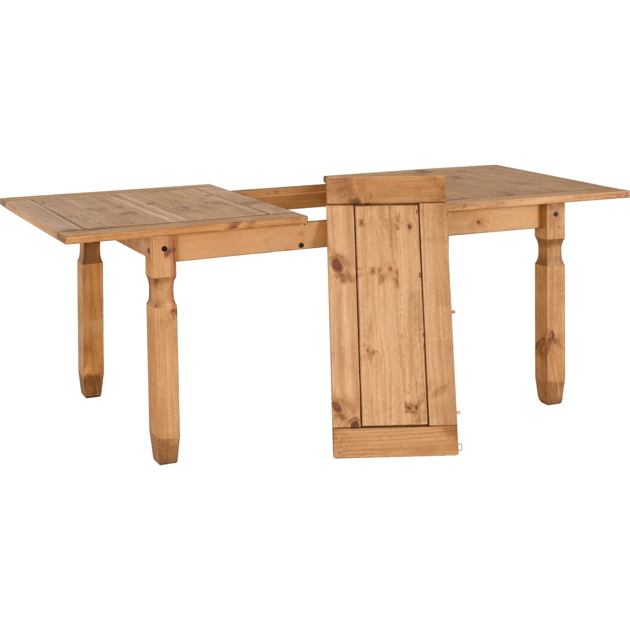 Corona Extending Dining Table - Distressed Waxed Pine
