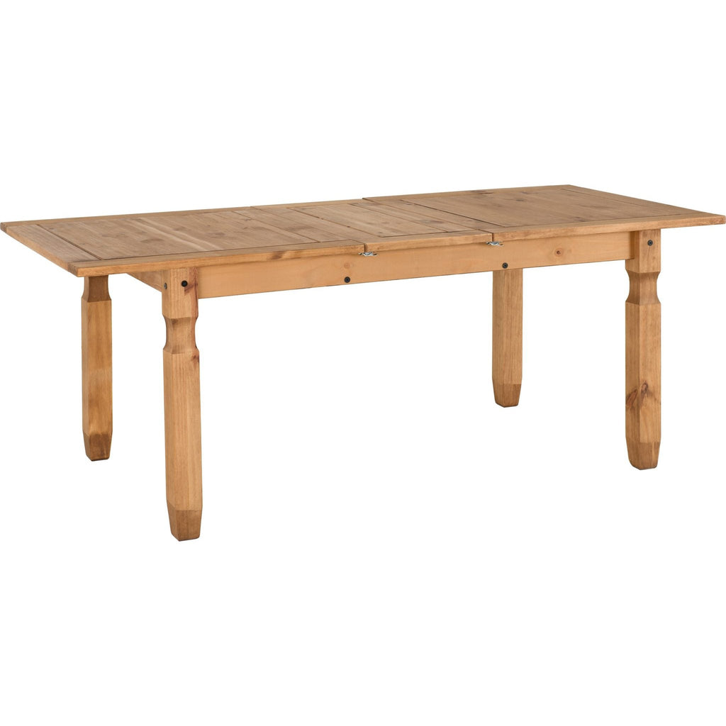 Corona Extending Dining Table - Distressed Waxed Pine