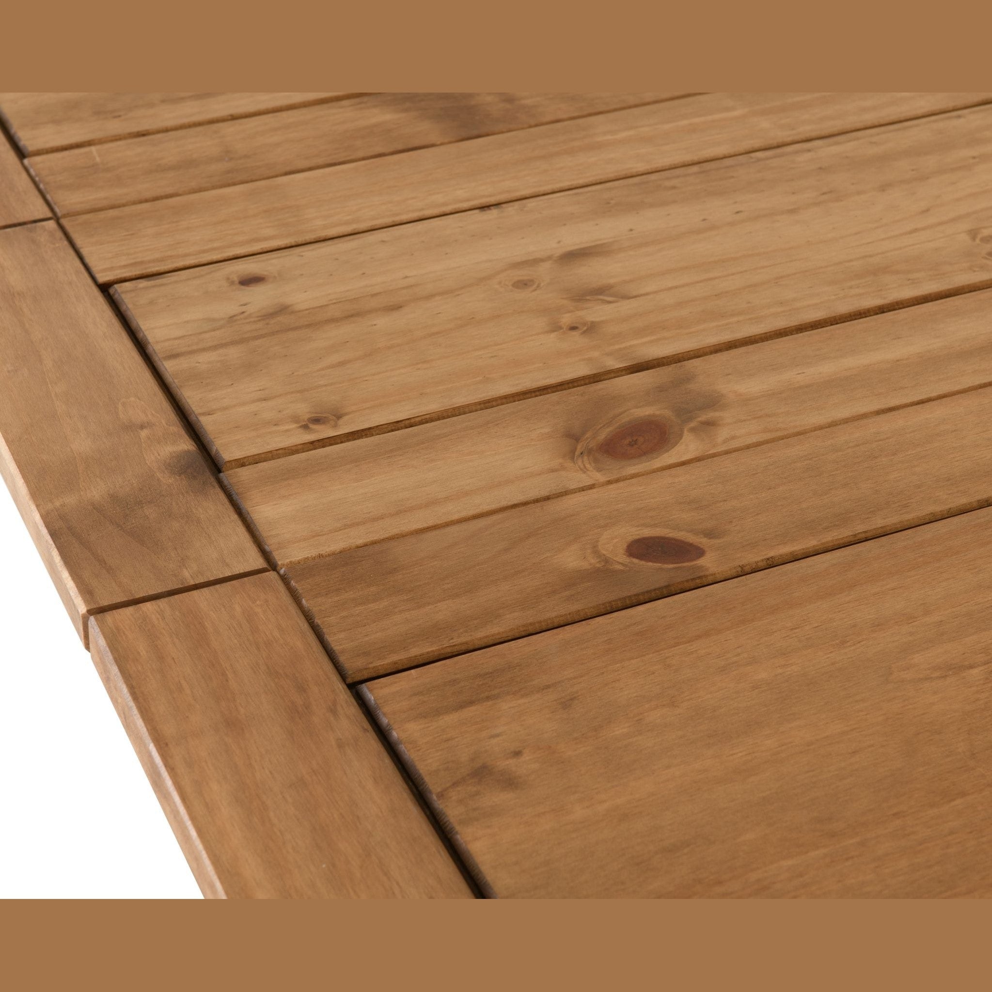 Corona Extending Dining Table - Distressed Waxed Pine