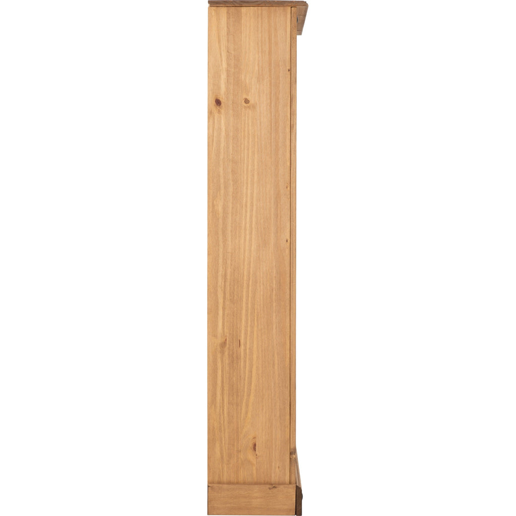 Corona Medium Bookcase - Distressed Waxed Pine