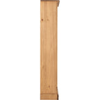 Corona Medium Bookcase - Distressed Waxed Pine