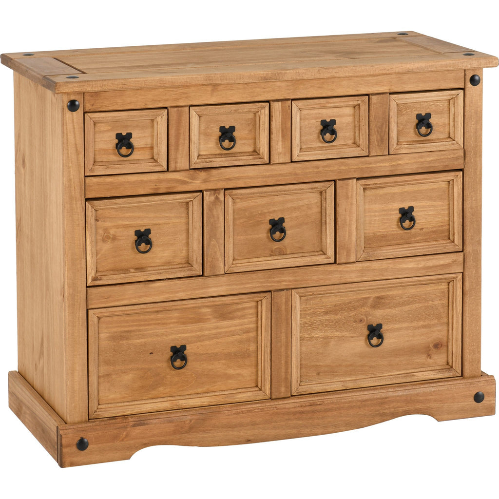 Corona Merchant Chest - Distressed Waxed Pine