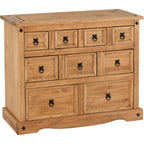 Corona Merchant Chest - Distressed Waxed Pine