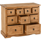 Corona Merchant Chest - Distressed Waxed Pine