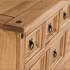 Corona Merchant Chest - Distressed Waxed Pine