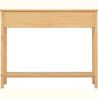 Corona Rattan 2 Drawer Console Table - Distressed Wax Pine/Rattan Effect