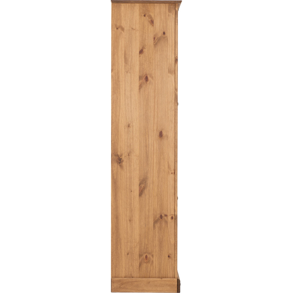 Corona Tall Bookcase - Distressed Waxed Pine