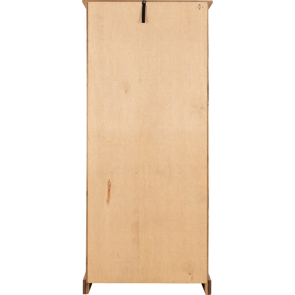 Corona Tall Bookcase - Distressed Waxed Pine