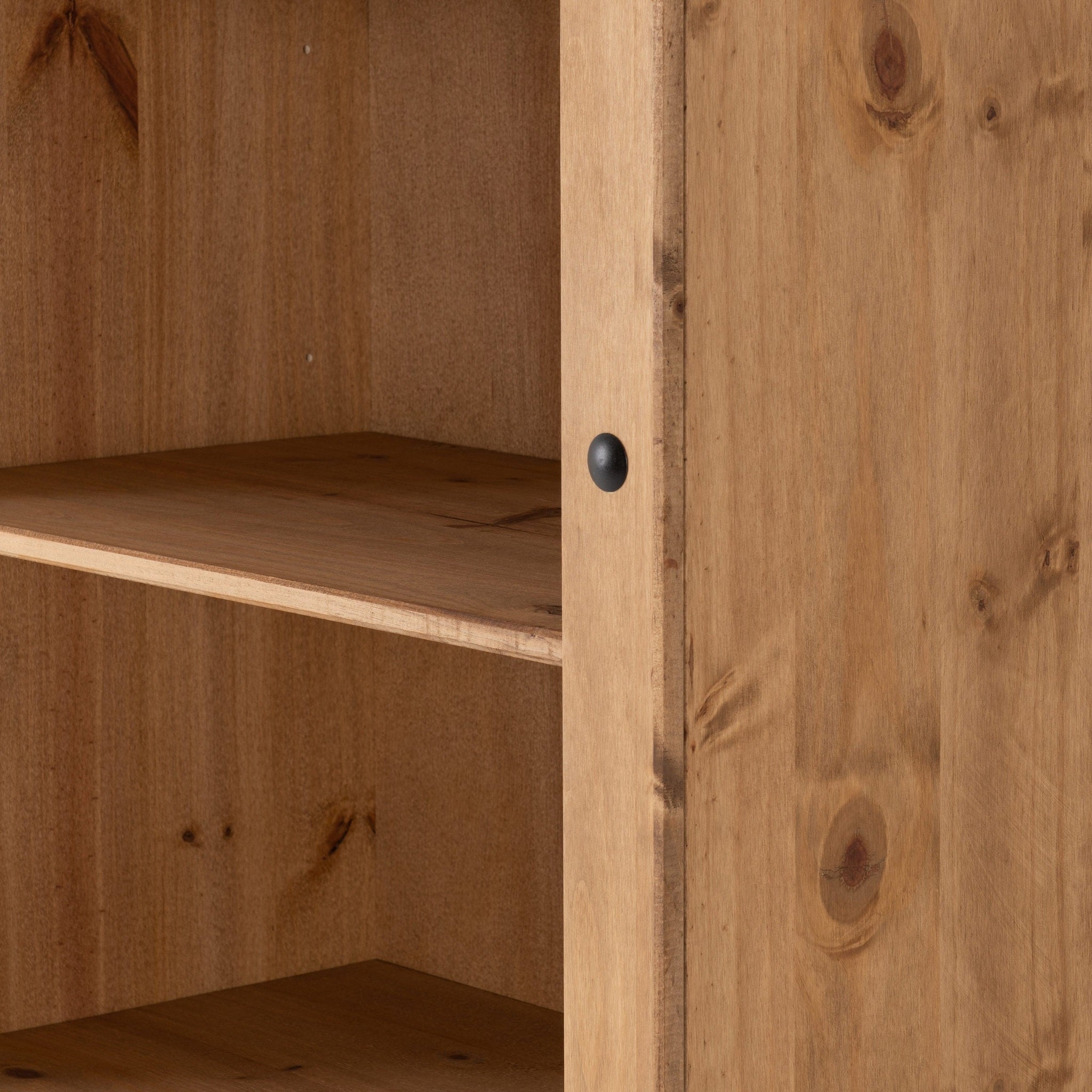 Corona Tall Bookcase - Distressed Waxed Pine