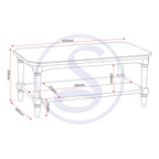 Chantilly Coffee Table - Antique Cream