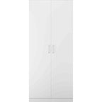 Dakota 2 Door Wardrobe - White