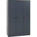 Dakota 3 Door Wardrobe - Dark Grey
