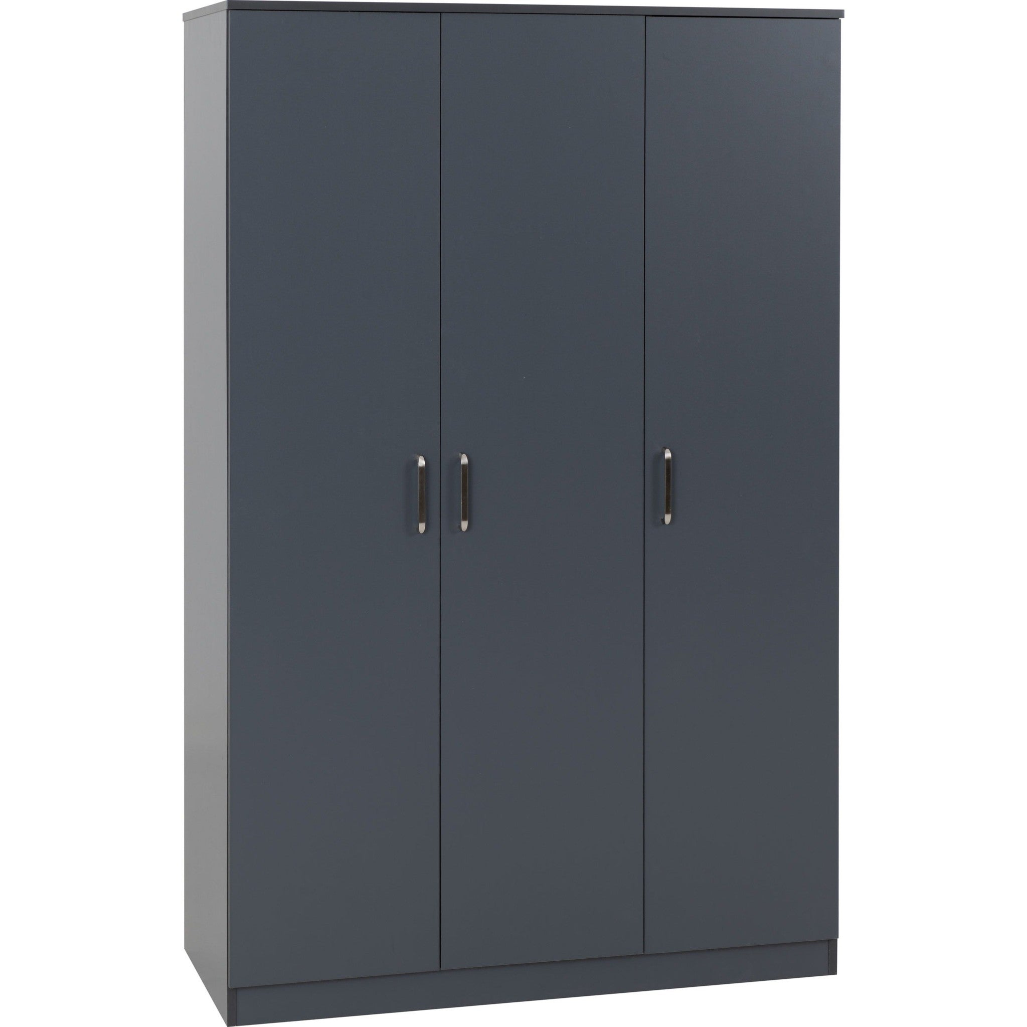 Dakota 3 Door Wardrobe - Dark Grey