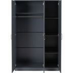Dakota 3 Door Wardrobe - Dark Grey