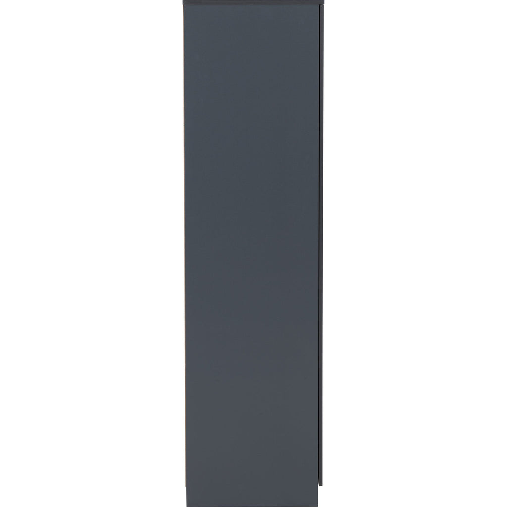 Dakota 3 Door Wardrobe - Dark Grey