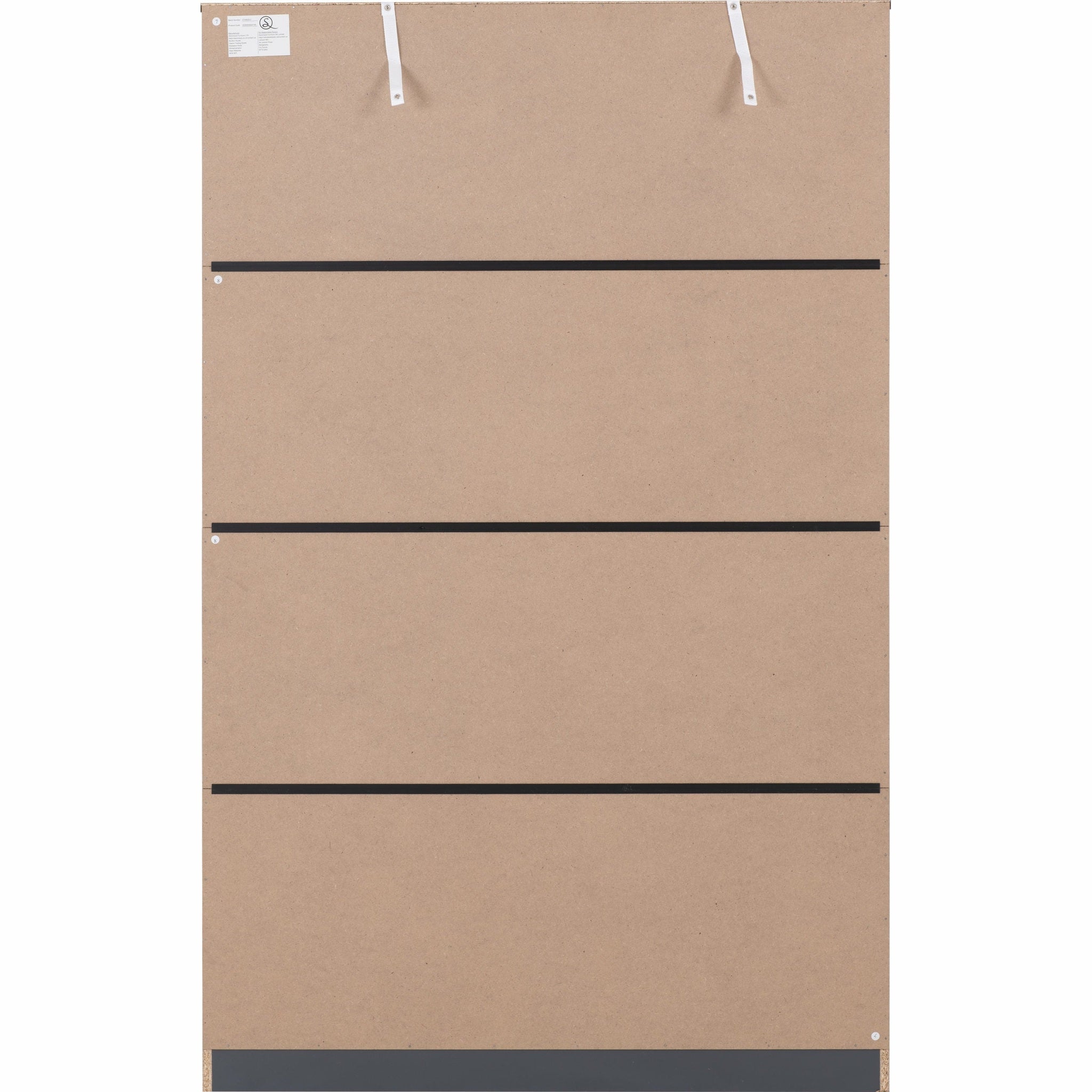 Dakota 3 Door Wardrobe - Dark Grey