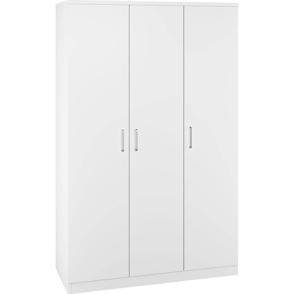 Dakota 3 Door Wardrobe - White