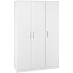 Dakota 3 Door Wardrobe - White