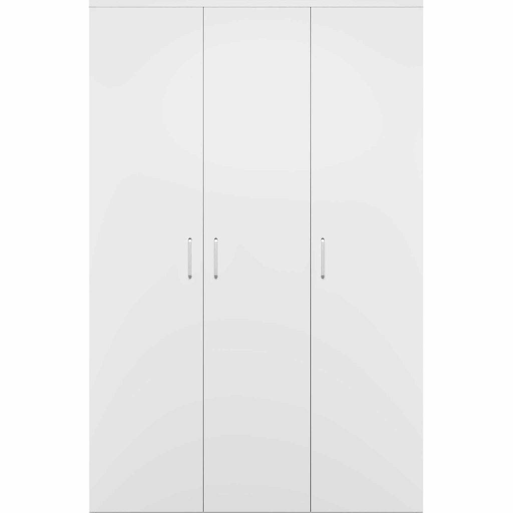 Dakota 3 Door Wardrobe - White