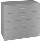 Dakota 4 Drawer Chest - Light Grey