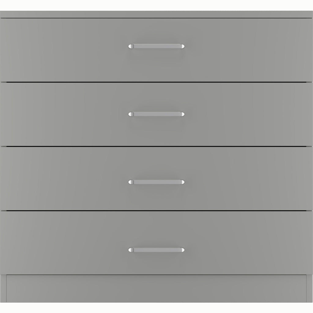 Dakota 4 Drawer Chest - Light Grey