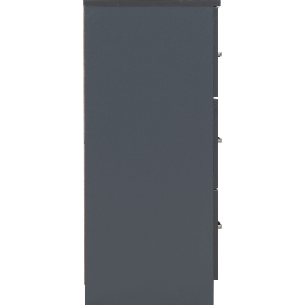 Dakota 6 Drawer Chest - Dark Grey