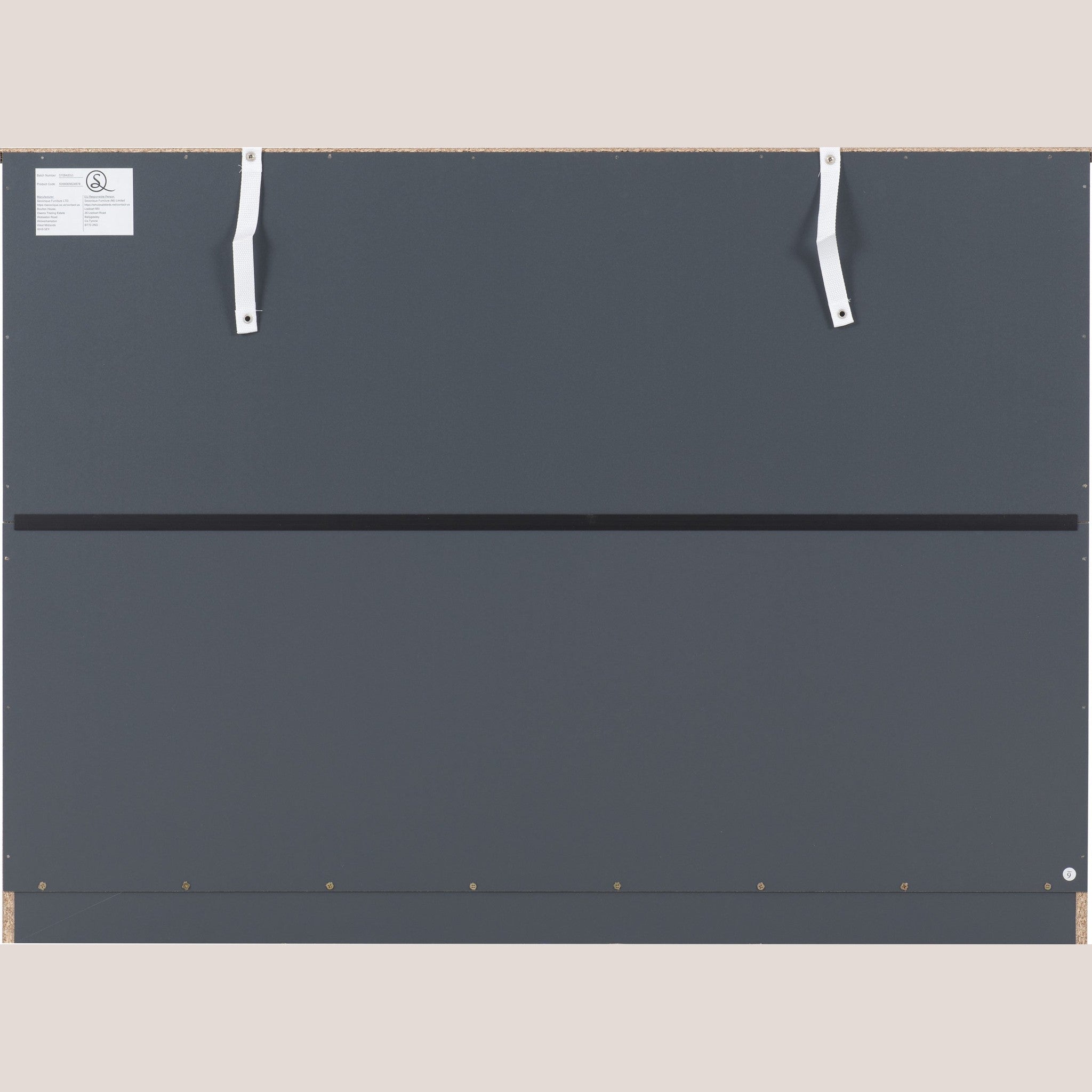 Dakota 6 Drawer Chest - Dark Grey