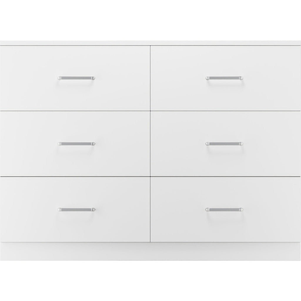 Dakota 6 Drawer Chest - White