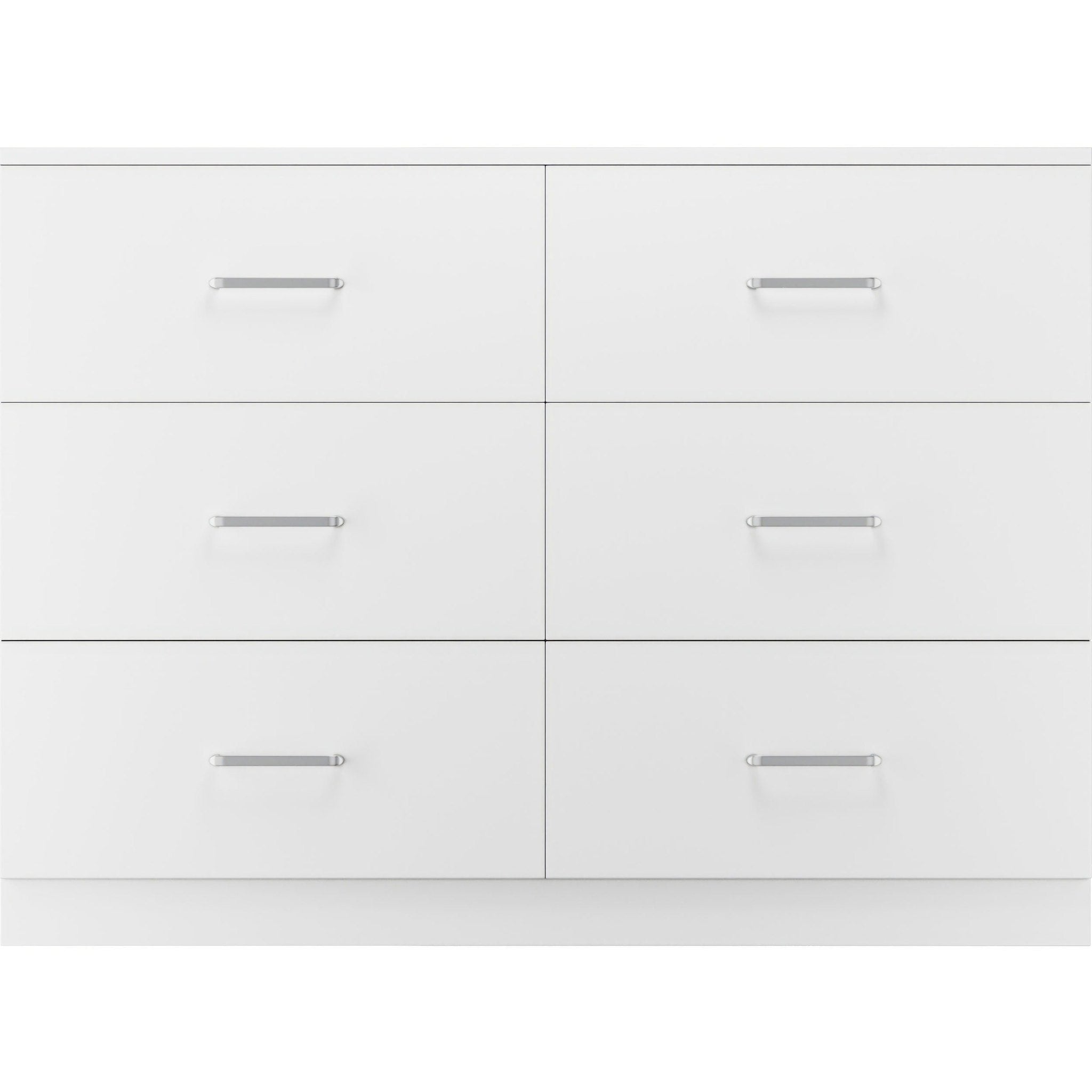Dakota 6 Drawer Chest - White