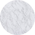 Dallas Round Coffee Table Set - Marble/Gold Effect