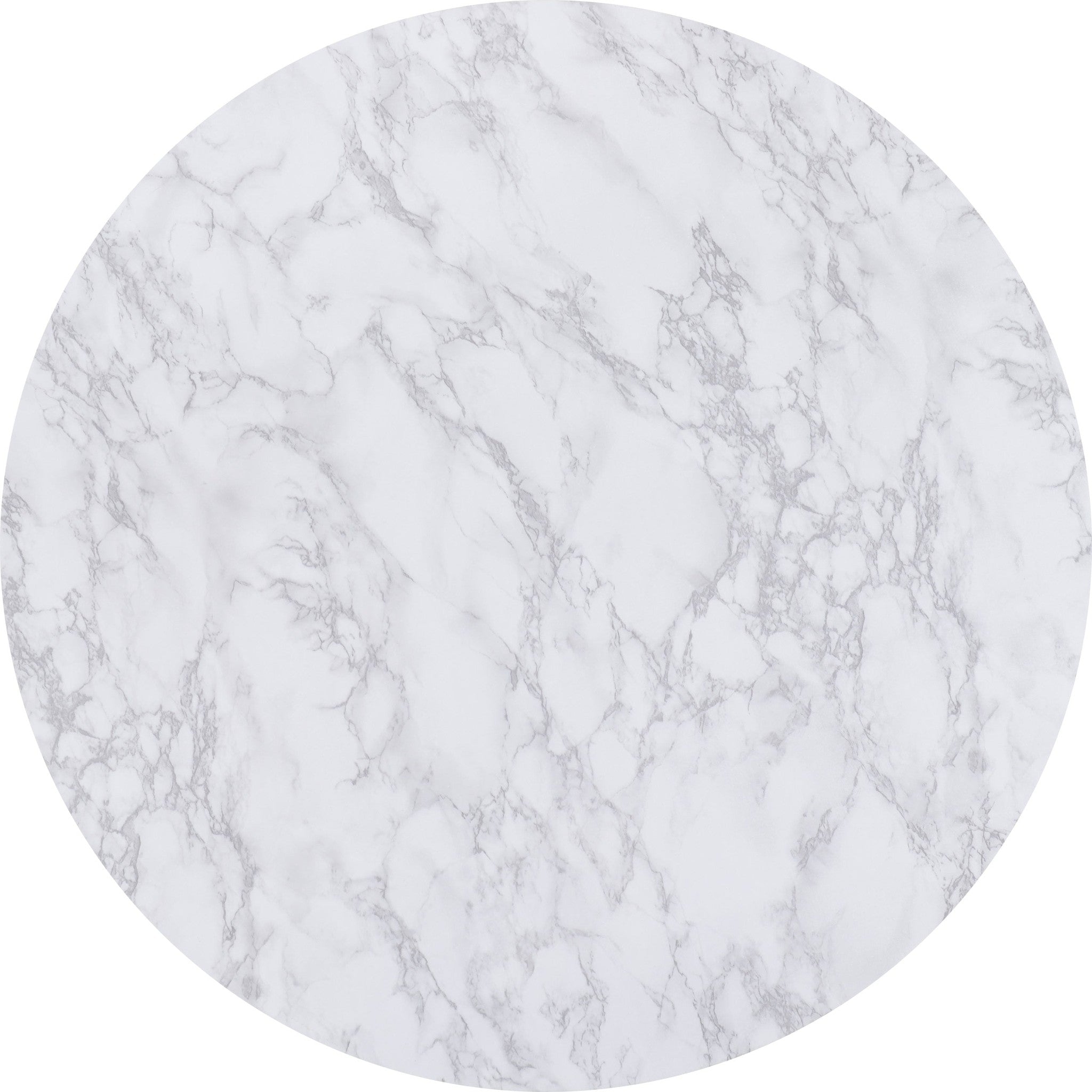 Dallas Round Coffee Table Set - Marble/Gold Effect