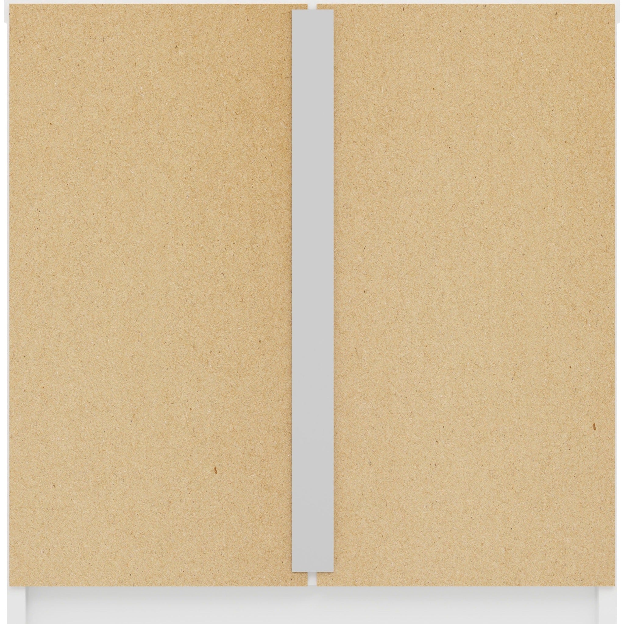 Denver 1 Drawer Bedside - White/Blue Gloss