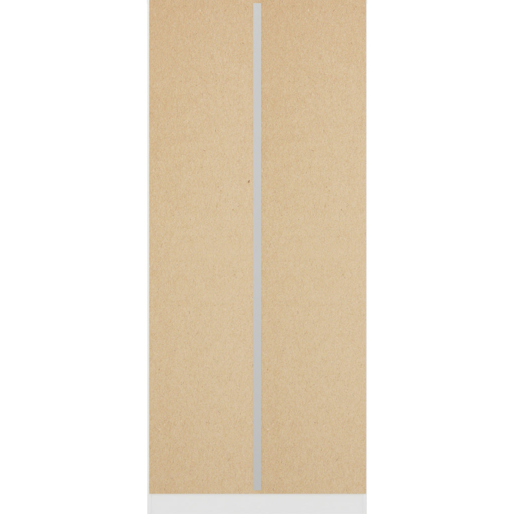 Denver 2 Door Wardrobe - White/Pink Gloss