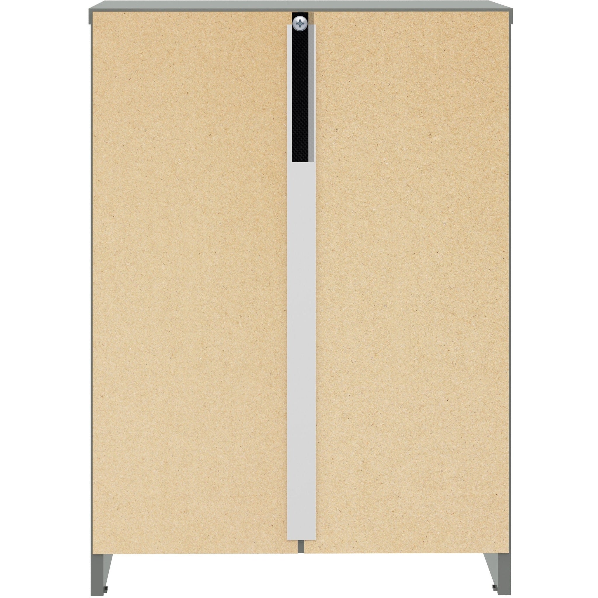 Denver 3 Drawer Bedside - Grey Gloss