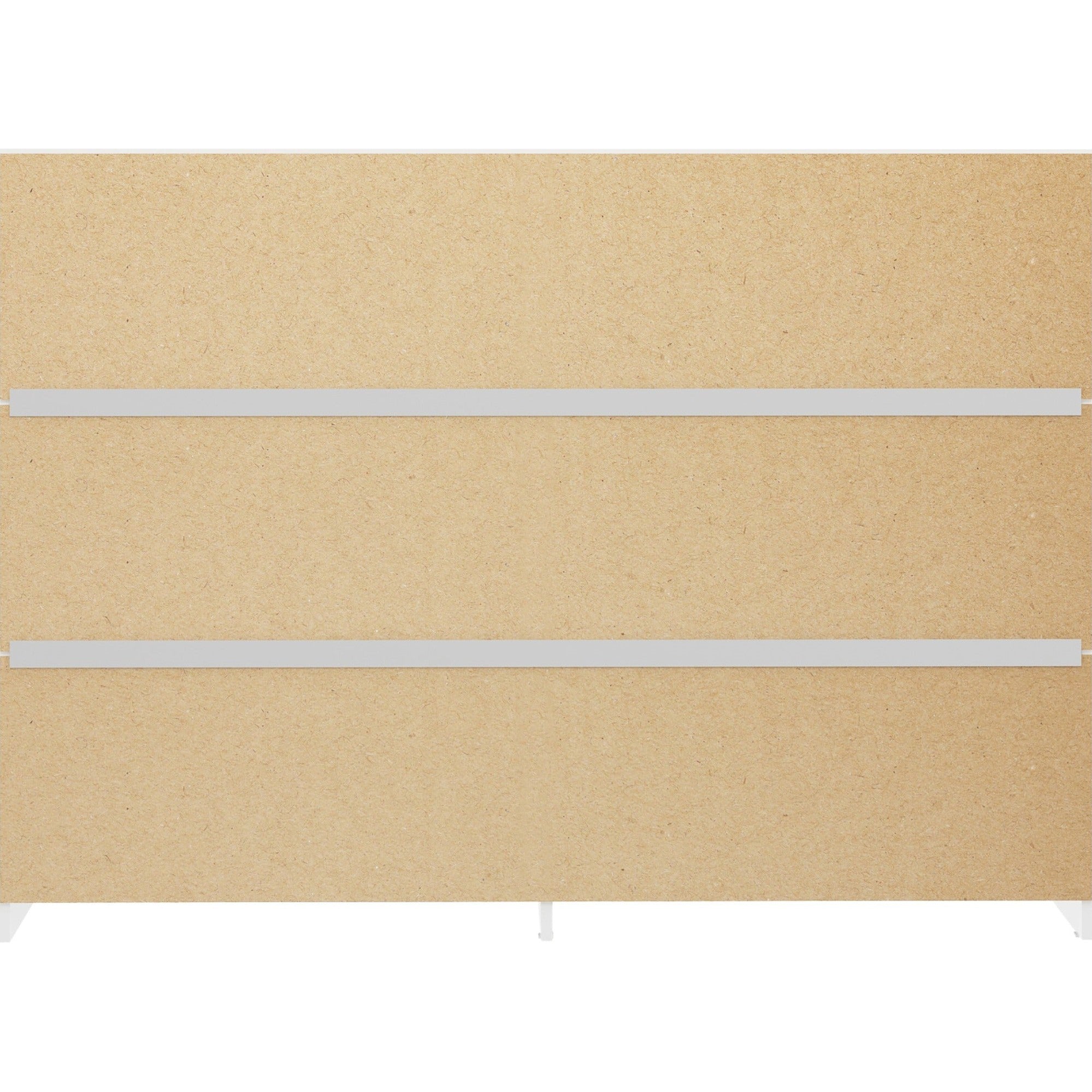 Denver 6 Drawer Chest - White Gloss