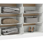 Denver 6 Drawer Chest - White Gloss