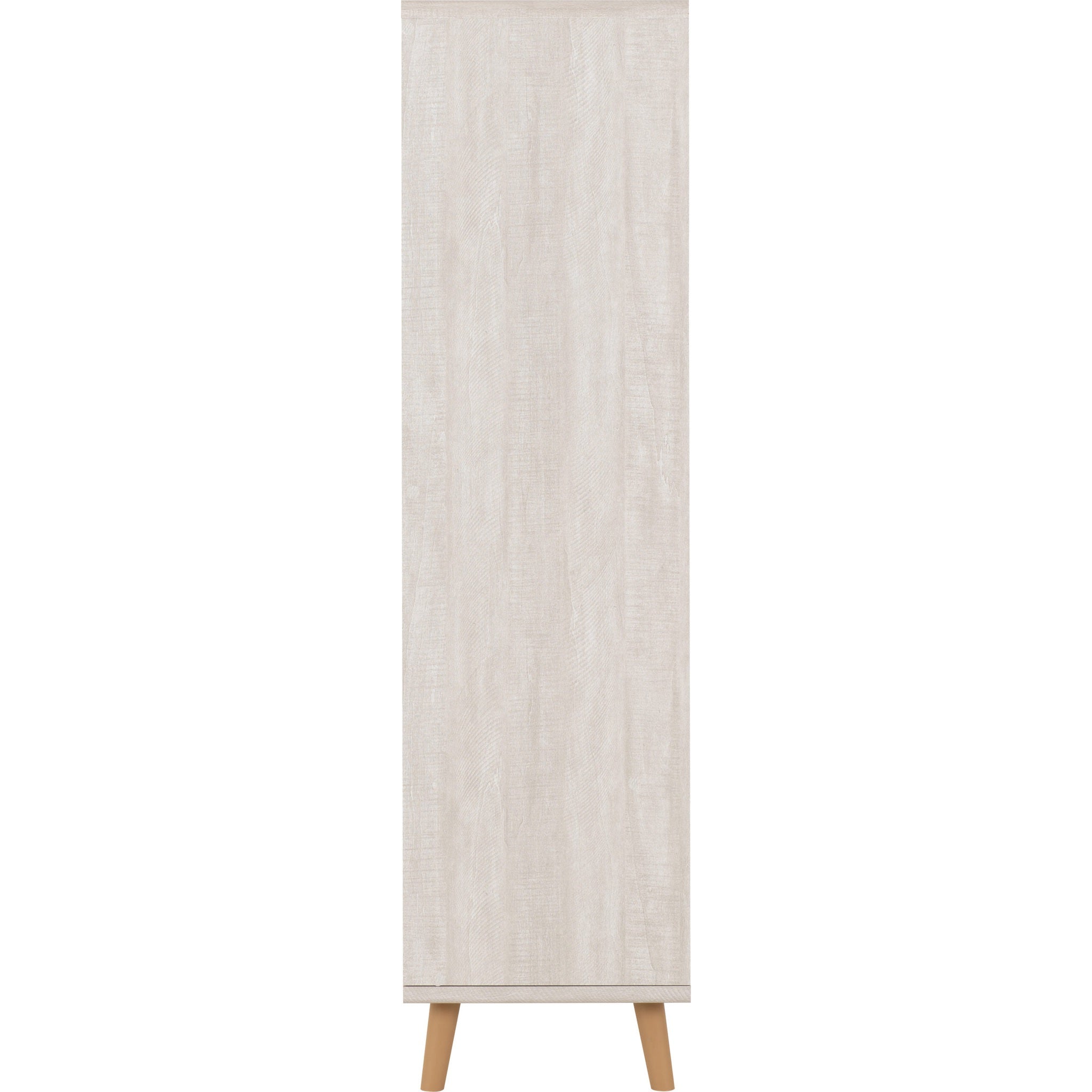 Dixie 2 Door Wardrobe - Dusty Grey/White