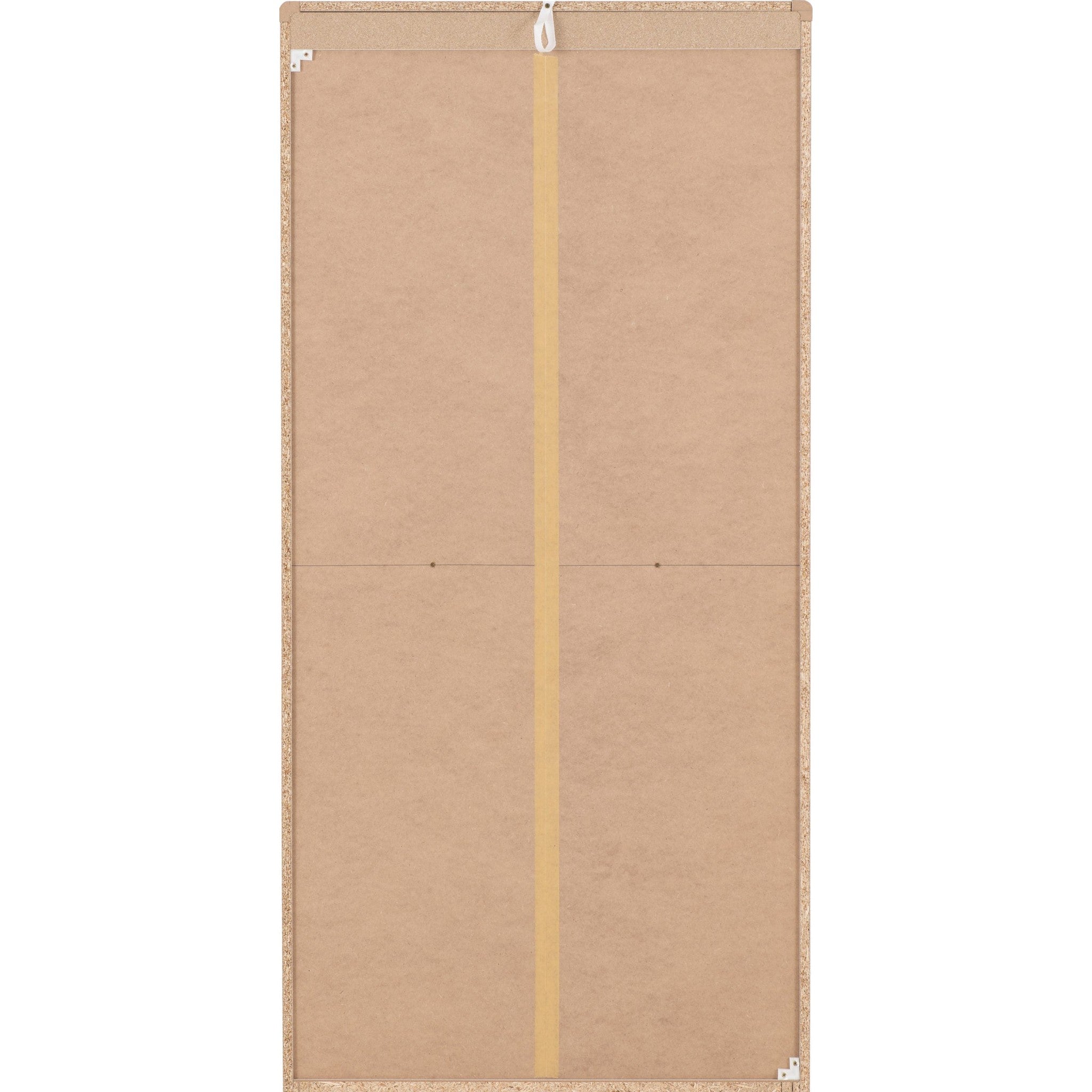 Dixie 2 Door Wardrobe - Dusty Grey/White