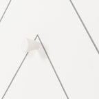 Dixie 2 Drawer Bedside - Dusty Grey/White