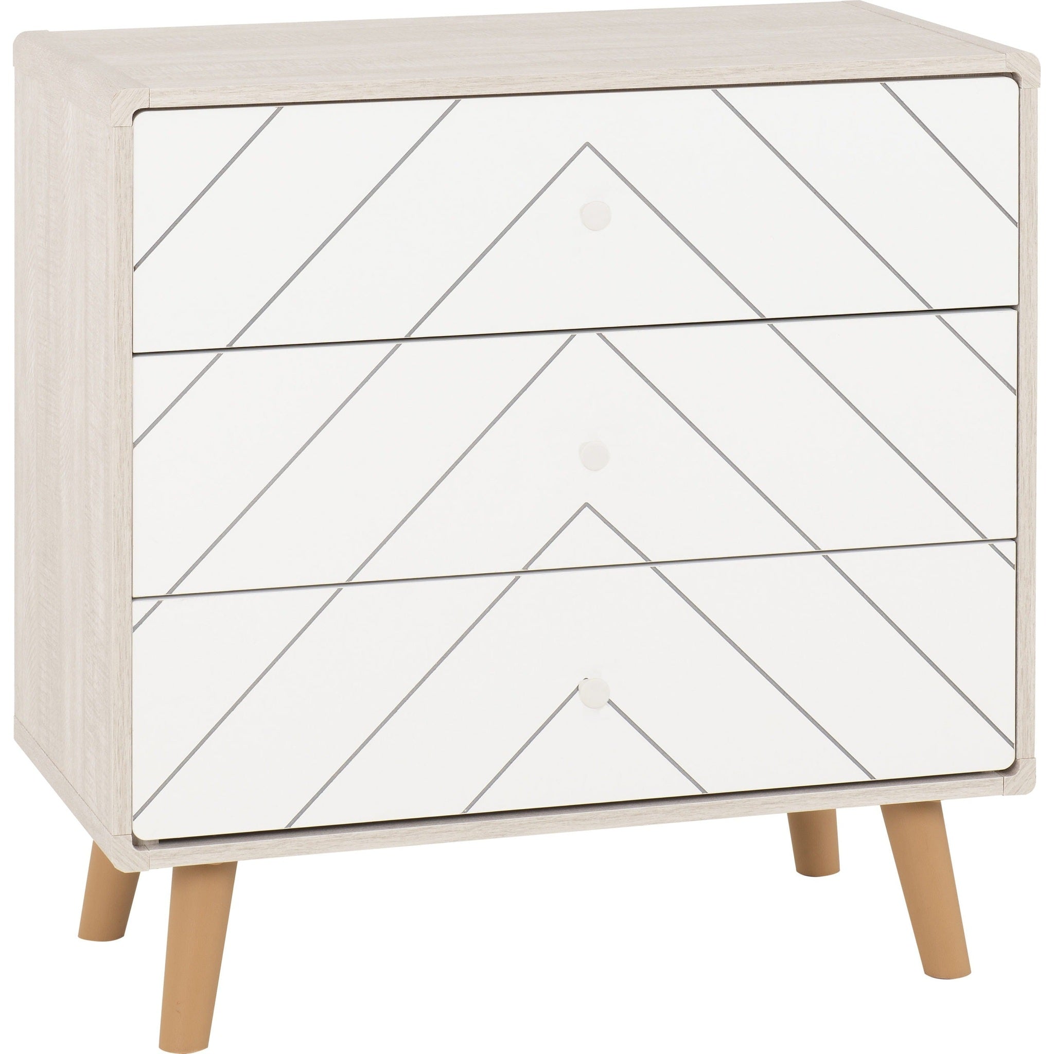 Dixie Trio Set - Dusty Grey/White
