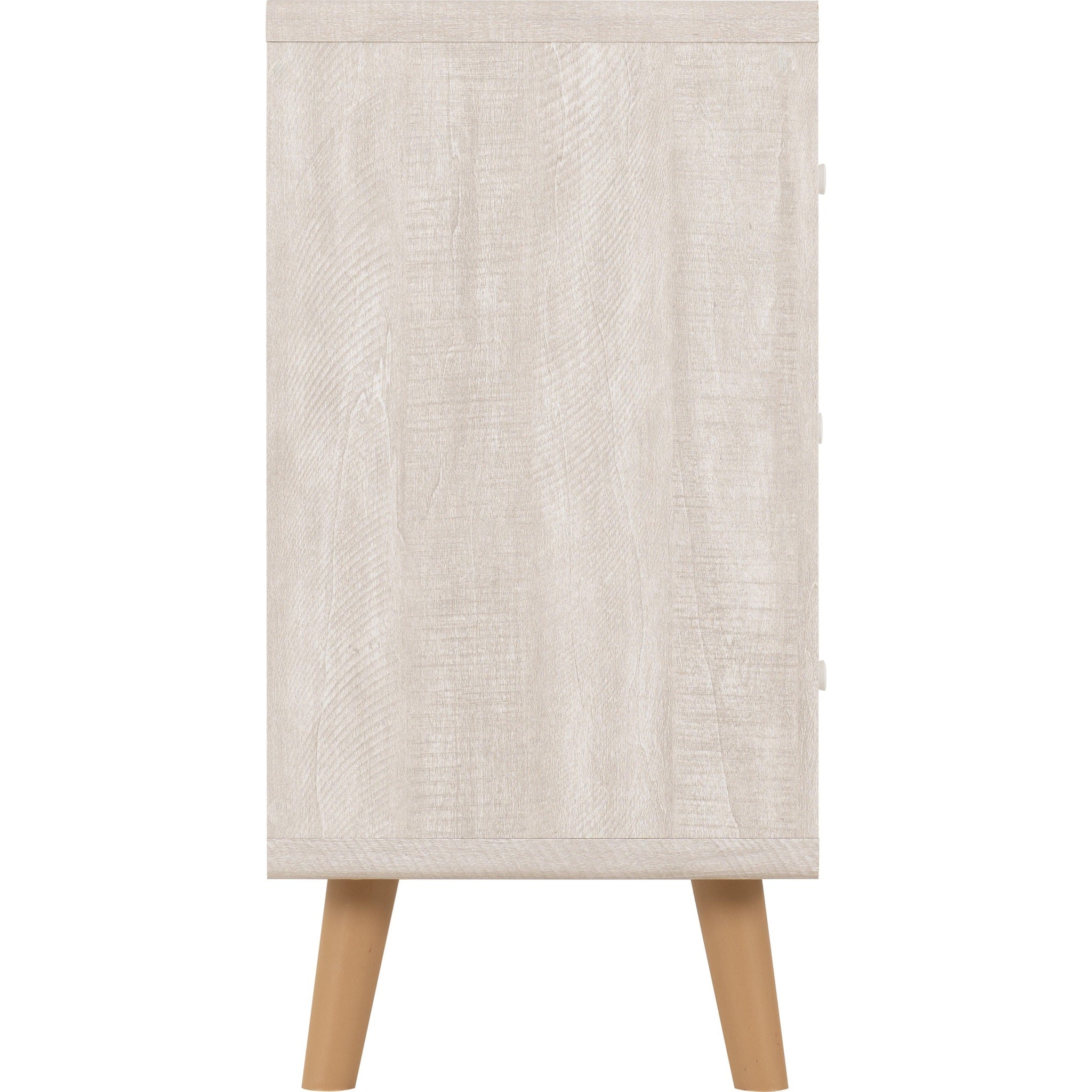 Dixie 3 Drawer Chest - Dusty Grey/White