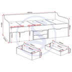 Dante Day Bed - White