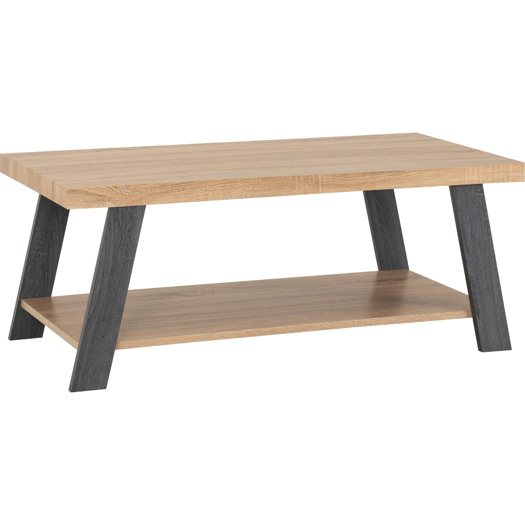 Eddie Coffee Table - Grey/Sonoma Effect