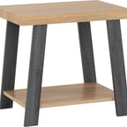 Eddie Side Table - Grey/Sonoma Effect