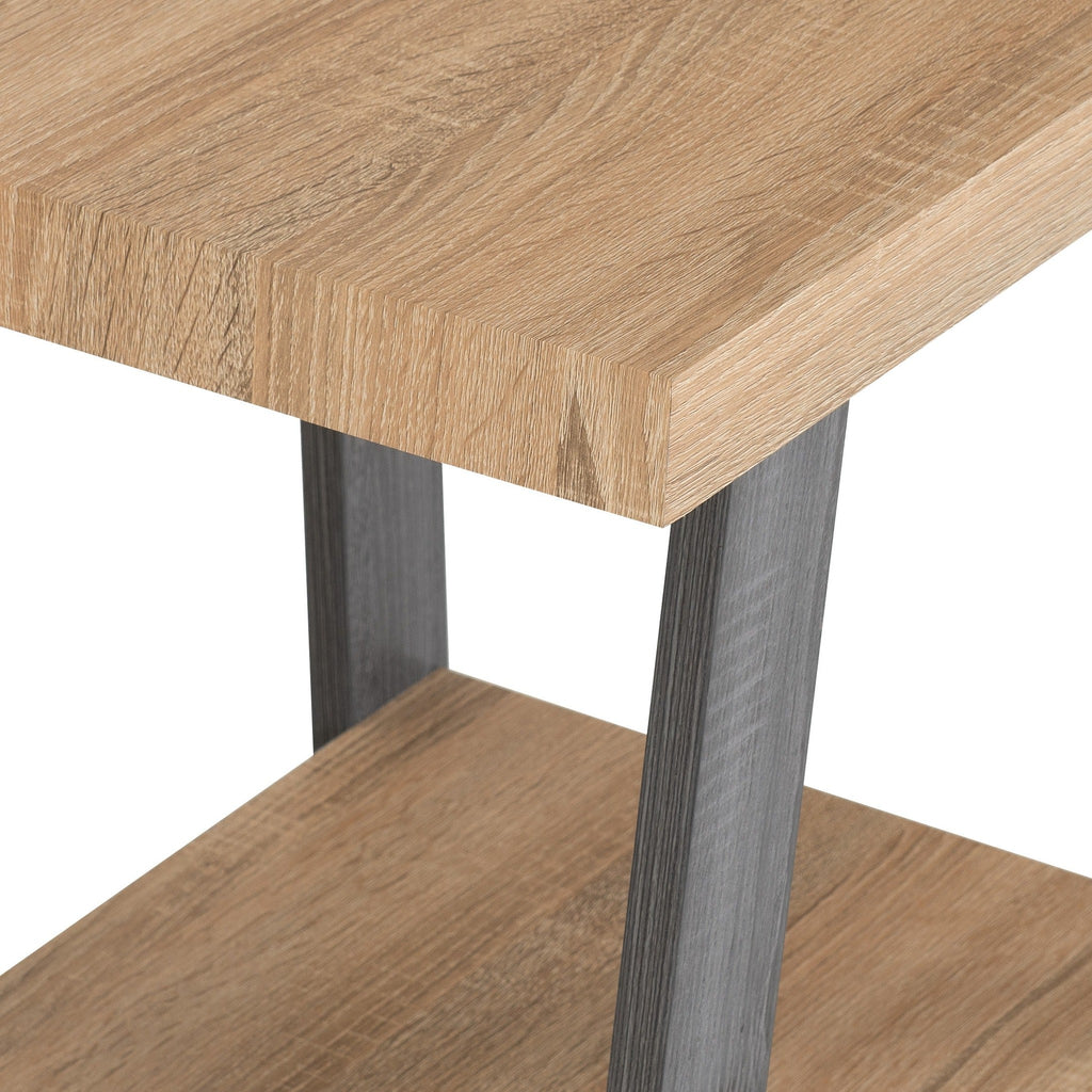 Eddie Side Table - Grey/Sonoma Effect