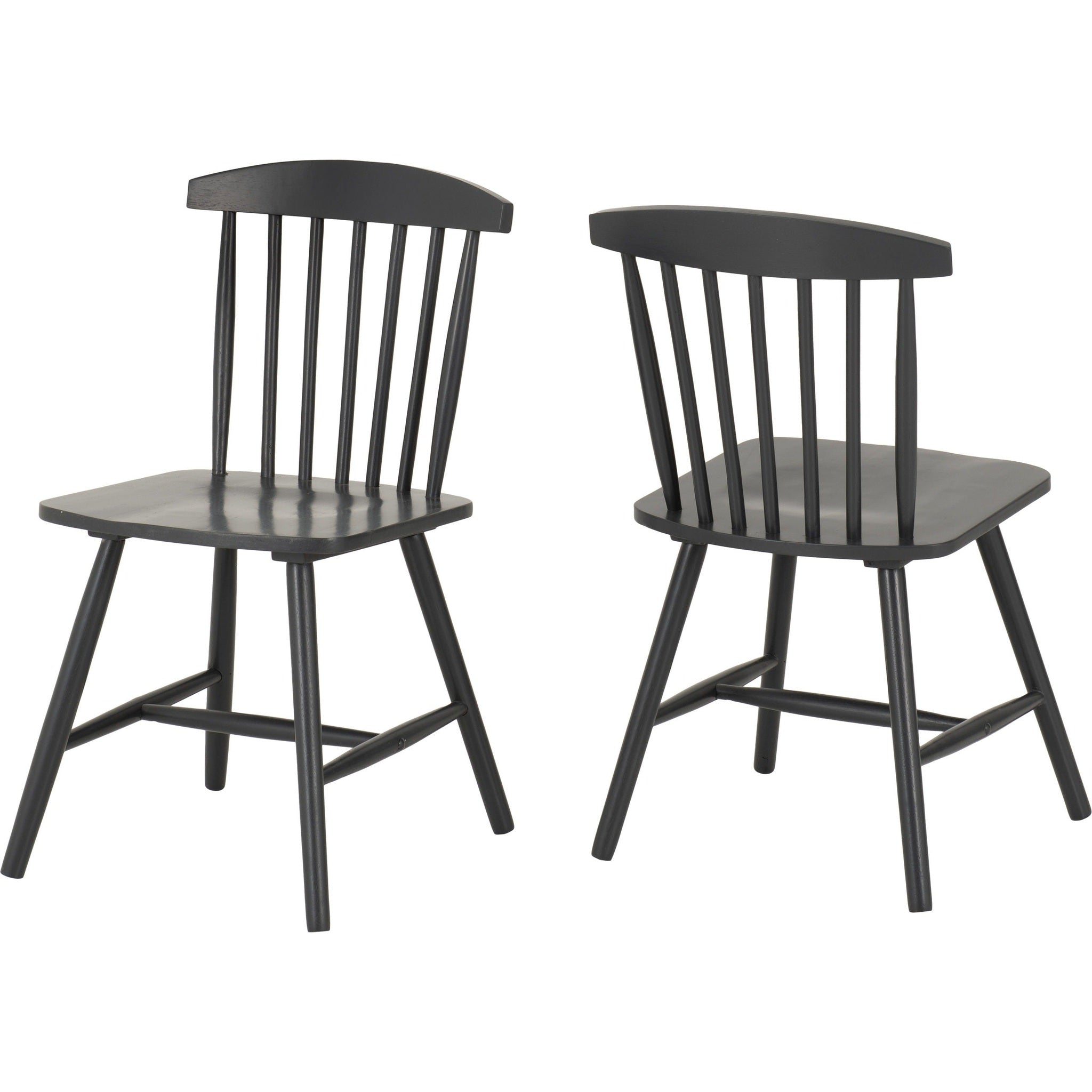 Emery Dining Chair X2 Per Box - Dark Grey