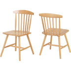 Emery Dining Chair X2 Per Box - Natural Oak Effect