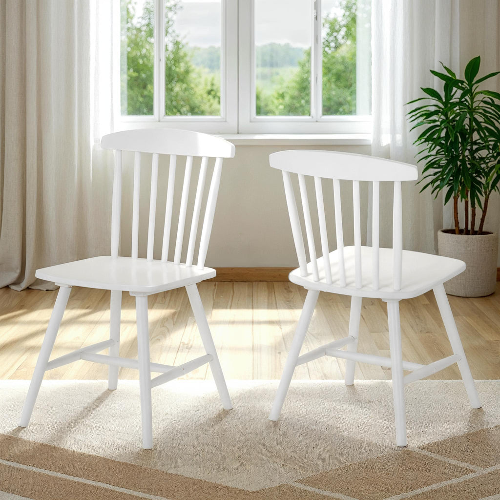 Emery Dining Chair X2 Per Box - White