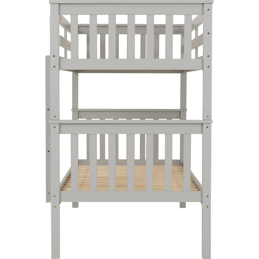 Erin 3' Bunk Bed - Light Grey