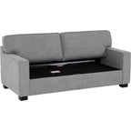 Eton Sofa Bed - Light Grey Fabric